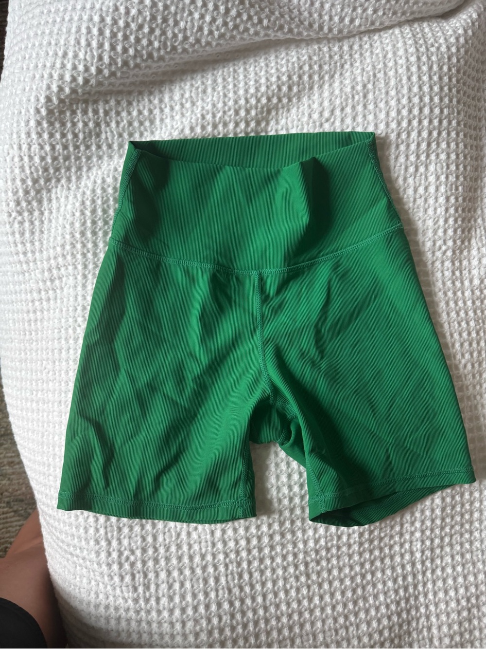 Wilo Ribbed High-Waist Bike Shorts
